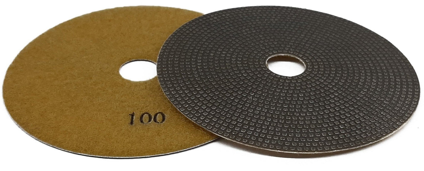 100 & 125mm electroplated hand polishing pads. - Artizan Diamond