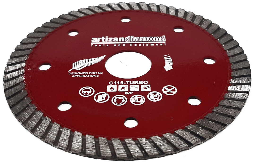 100-350mm Continuous Turbo Diamond Blade - Artizan Diamond