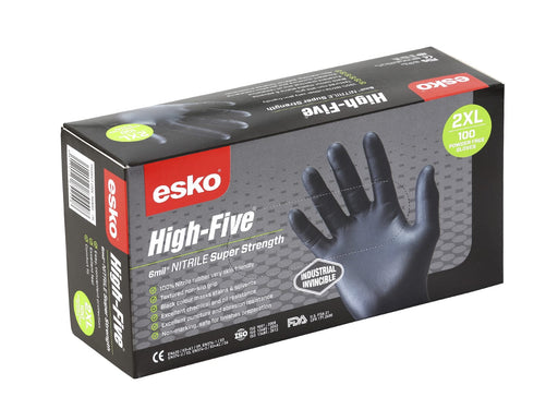 Disposable Gloves - Esko Black Heavy Duty - Artizan Diamond