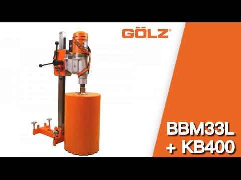 Video of benefits of large diamond concrete core drill motor.