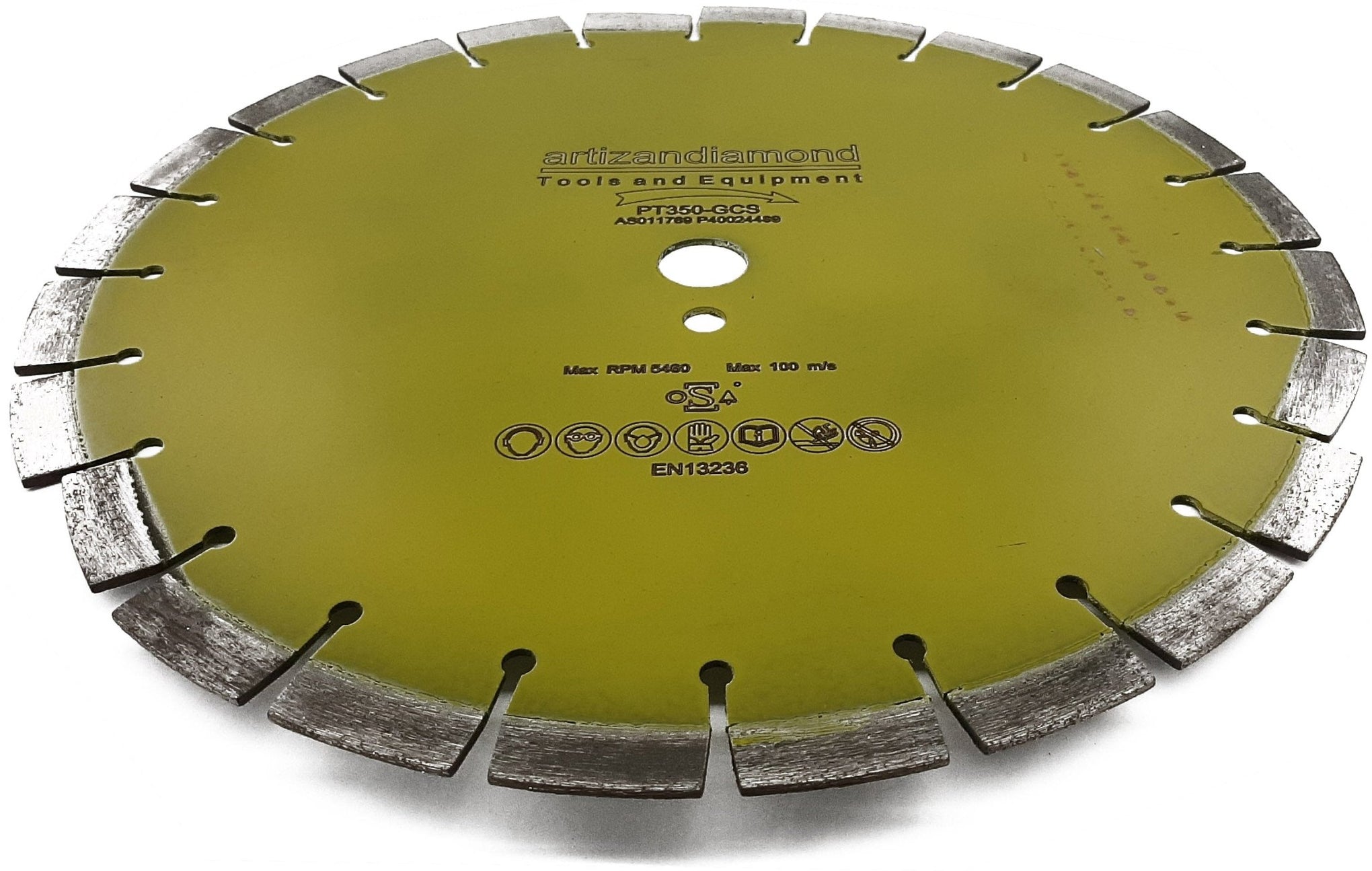 Concrete Floor Anti Crack Blade, 350mm — Artizan Diamond