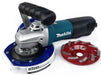 5" (125mm) Makita Concrete Grinder Packages, Variable Speed - Artizan Diamond