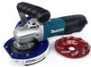 Makita 9565PC 5" (125mm) 1400W Single Speed Angle Grinder with Paddle Switch packages - Artizan Diamond