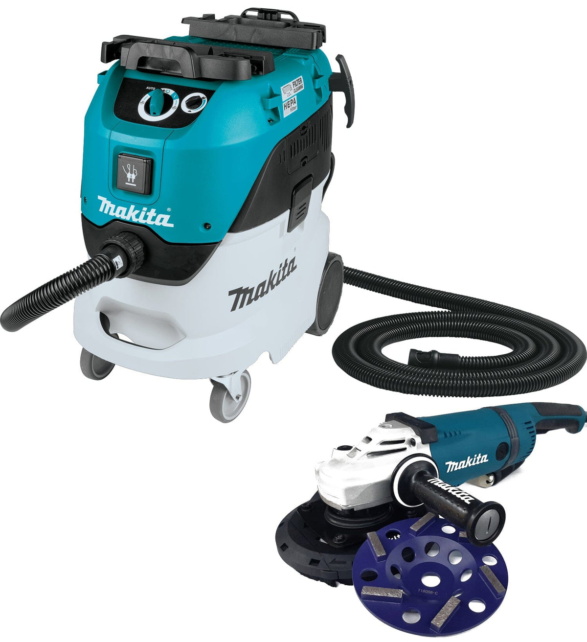 Makita GA9040S01 9 230mm 2300W Single Speed Angle Grinder 7 180m Artizan Diamond